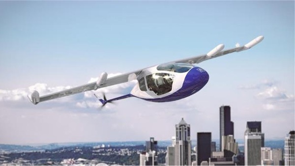 Chiếc taxi bay eVTOL được thiết kế bởi công ty Vertical Aerospace.