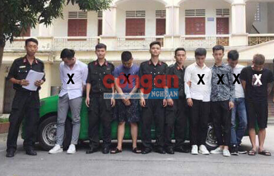 6 đối tượng (X) tàng trữ ma túy bị Đại đội CSCĐ bắt giữ vào ngày 23/9