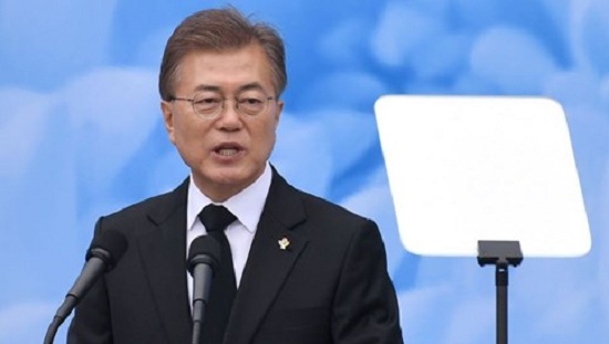 Tổng thống Hàn Quốc Moon Jae-in. Ảnh: The states man.