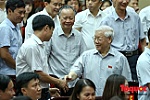 Cử tri ủng hộ Trung ương giới thiệu Tổng Bí thư để bầu Chủ tịch nước