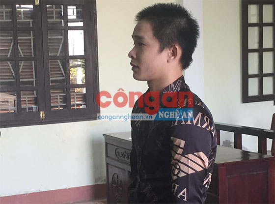 Bị cáo Nguyễn Đậu Tuấn tại phiên tòa