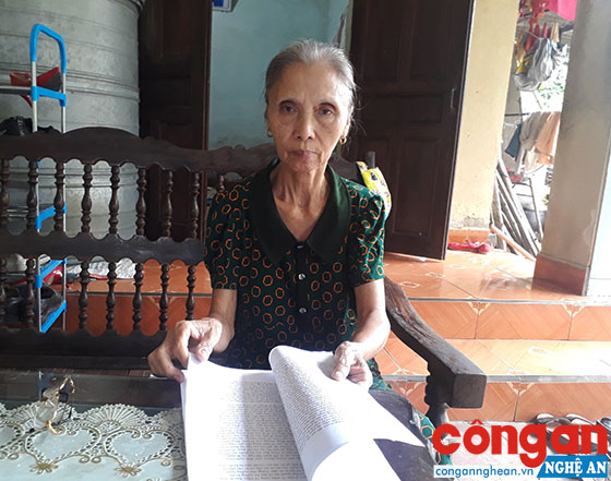 Bà Phạm Thị Lục không đồng ý với ý kiến phản hồi từ BIDV Hà Tĩnh