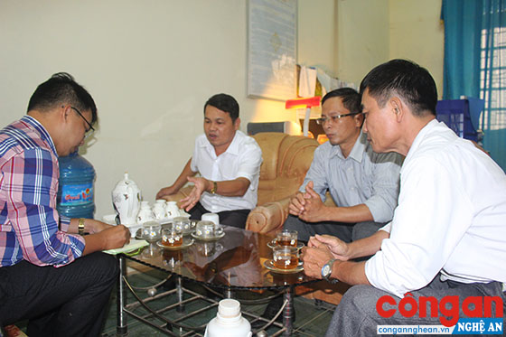 Lãnh đạo chủ chốt xã Hồng Sơn, huyện Đô Lương chia sẻ về nhiệm vụ phát triển kinh tế tại địa phương