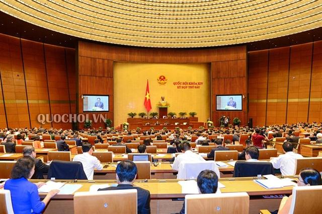 Chủ tịch Ủy ban Trung ương Mặt trận Tổ quốc Việt Nam Trần Thanh Mẫn trình bày Báo cáo tổng hợp ý kiến, kiến nghị của cử tri và Nhân dân