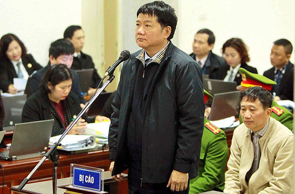 Đinh La Thăng, nguyên Bí thư Thành ủy TP Hồ Chí Minh bị đưa ra xét xử
