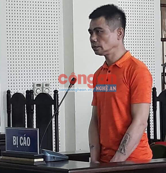 Bị cáo Lê Đăng Thanh tại phiên tòa