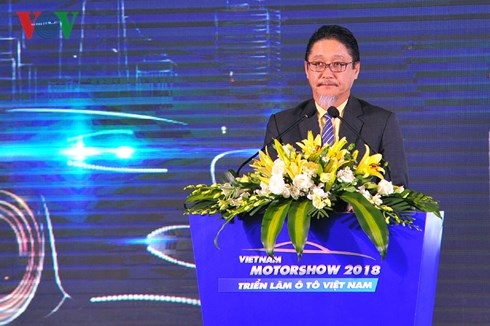 Ông Toru Kinoshita, Chủ tịch Hiệp hội các nhà sản xuất ô tô Việt Nam.
