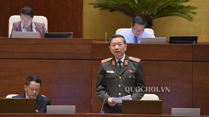 Đại tướng Tô Lâm phát biểu tại Kỳ họp thứ 6, Quốc hội khóa XIV