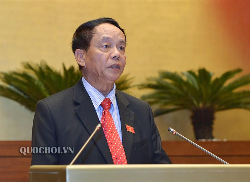Chủ nhiệm Ủy ban Võ Trọng Việt báo cáo trước Quốc hội