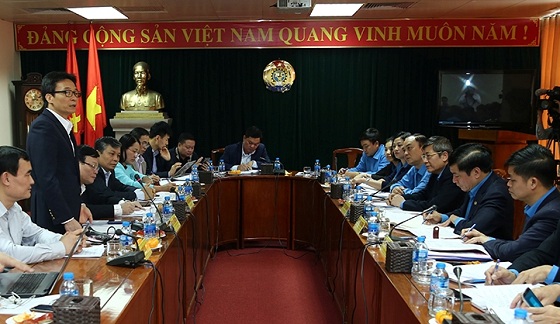 Phó Thủ tướng Vũ Đức Đam phát biểu tại buổi làm việc - Ảnh: Minh Châu