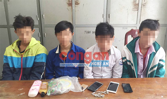 Nhóm học sinh thực hiện hành vi trộm cắp tài sản bị phát hiện trên địa bàn huyện Kỳ Sơn