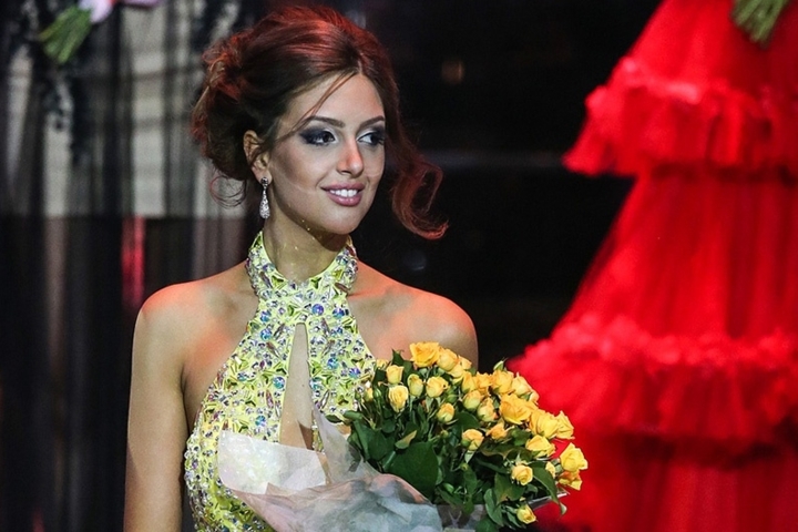 Chân dung Hoa hậu Moscow 2015 Oksana Voevodina, người vào hôm 22/11/2018 đã kết hôn với Quốc vương Malaysia Muhammad V. Ảnh: TASS.