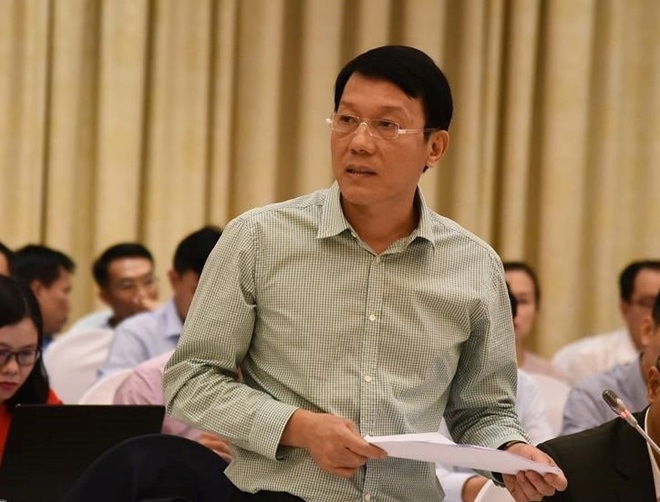 Thiếu tướng Lương Tam Quang phát biểu tại họp báo