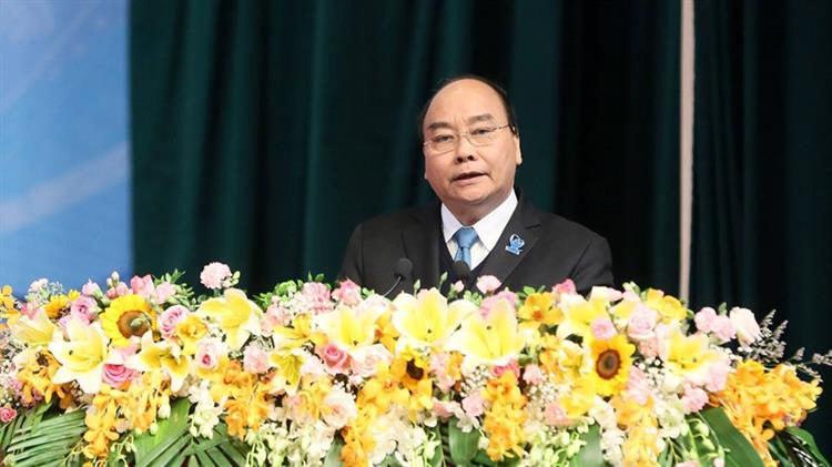 Thủ tướng Nguyễn Xuân Phúc phát biểu tại Đại hội 