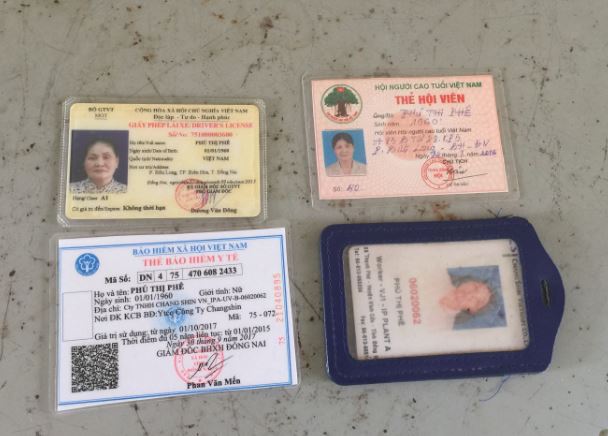 Số giấy tờ mà Q. cùng H. cướp của bà Phú Thị Phê