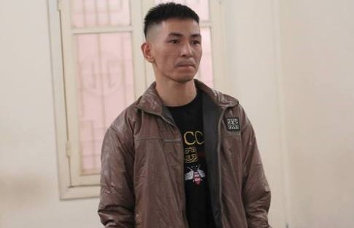 Giáp Văn Phương bị đưa ra xét xử tại phiên tòa.