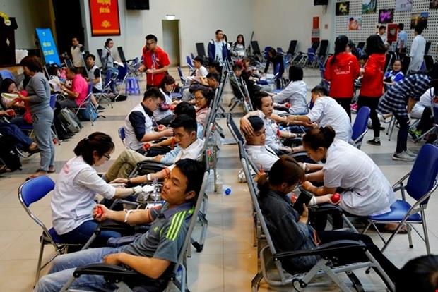 Viện Huyết học - Truyền máu Trung ương kêu gọi người dân hiến máu phục vụ người bệnh dịp lễ, Tết. Ảnh: nihbt.org.vn