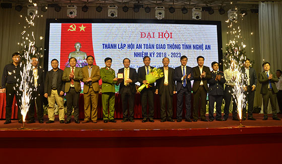 Ra mắt Hội ATGT tỉnh Nghệ An nhiệm kỳ 2018 -2023