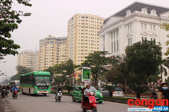 Cơ sở hạ tầng của tỉnh Nghệ An ngày càng khang trang, hiện đại 