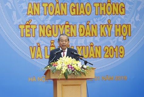 Phó Thủ tướng Trương Hòa Bình phát biểu tại buổi lễ - Ảnh: VGP/Lê Sơn