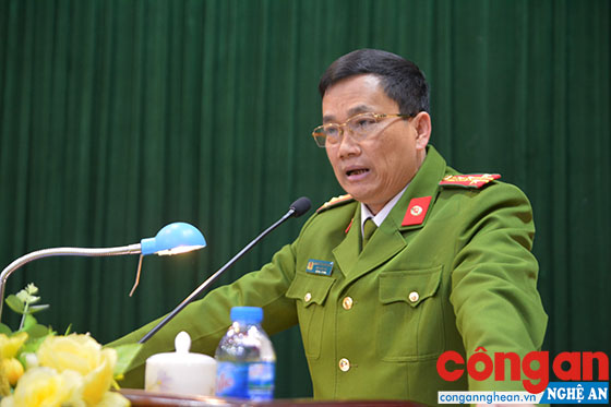 Đồng chí Đại tá Nguyễn Mạnh Hùng – Phó Giám đốc Công an tỉnh trực tiếp chỉ đạo đoàn kiểm tra số 1