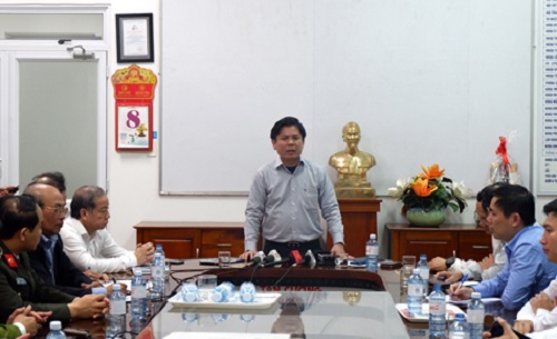 Bộ trưởng Nguyễn Văn Thể nêu một số giải pháp nhằm khắc phục ngay tình trạng mất ATGT khu vực đèo Hải Vân. Ảnh: VGP/Lưu Hương
