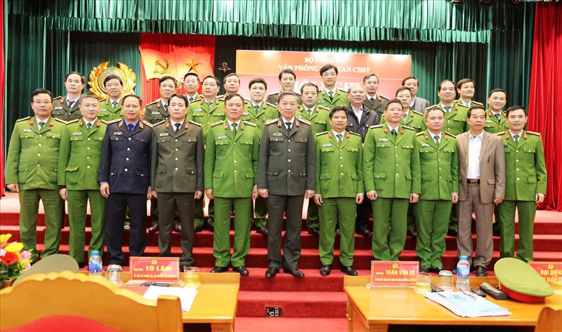 Bộ trưởng Tô Lâm cùng các đại biểu tham dự Hội nghị.