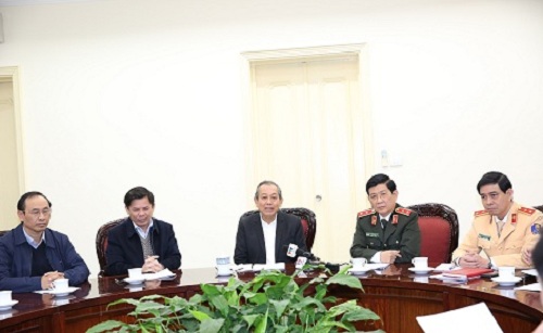 Phó Thủ tướng Trương Hòa Bình chủ trì cuộc họp - Ảnh: VGP/Lê Sơn