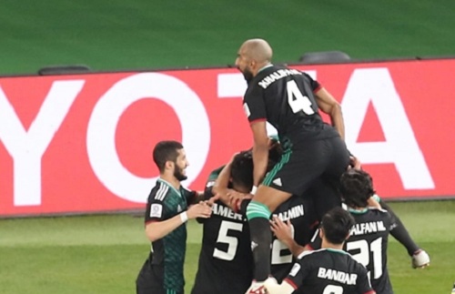 UAE giành vé vào tứ kết Asian Cup 2019 nhờ bàn thắng trong hiệp phụ. Ảnh: AFC.