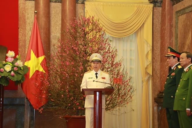 Bộ trưởng Tô Lâm phát biểu tại buổi lễ