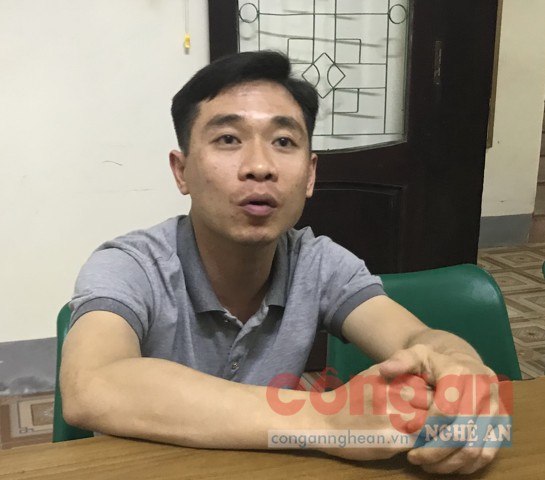 Đối tượng Nguyễn Thành Hải bị tạm giữ về hành vi tàng trữ trái phép pháo nổ