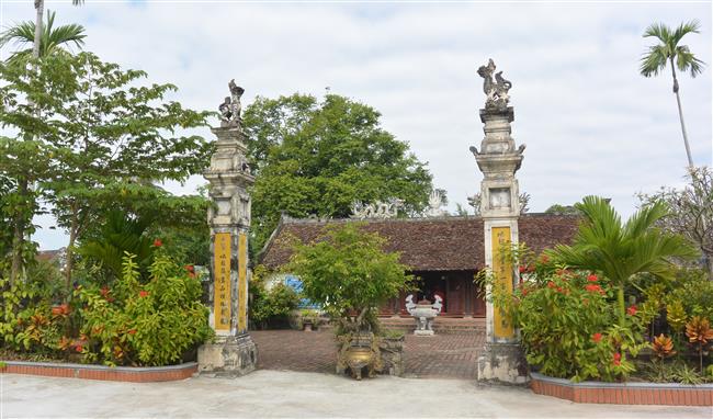 Một góc đền thờ Hoàng Giáp - Thượng thư Ngô Trí Hòa