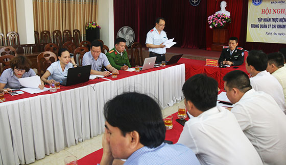Đoàn thanh tra chuyên ngành BHXH Nghệ An và Công an tỉnh công bố quyết định thanh tra đột xuất 7 doanh nghiệp nợ đọng trên địa bàn
