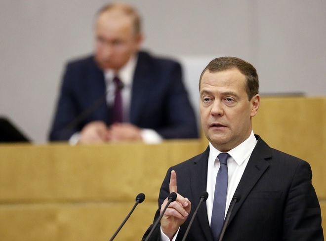 Thủ tướng Nga Dmitry Medvedev. Ảnh: TASS