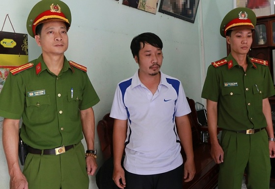 Đối tượng Nguyễn Xuân Hợp bị Cơ quan công an bắt giữ.
