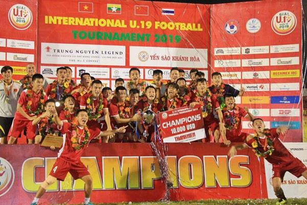 U.19 Việt Nam đăng quang giải U.19 Quốc tế 2019