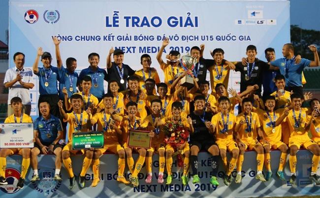 SLNA & Thanh Hóa: Bảo vệ thành công chức vô địch U15 QG