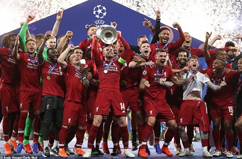 Liverpool vô địch Champions League sau khi đánh bại Tottenham.