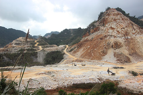 Các mỏ đá sau khi đóng cửa được bàn giao cho chính quyền các địa phương quản lý - Ảnh minh họa