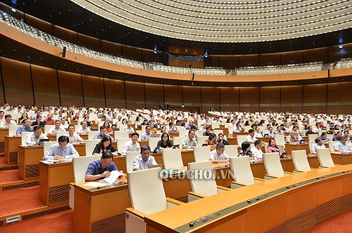 Đại biểu Quốc hội tham gia phiên họp
