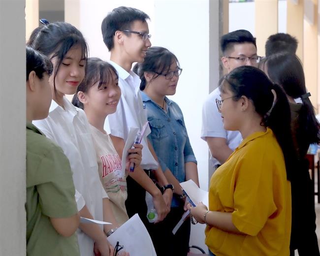Thí sinh dự kỳ thi THPT quốc gia 2019 tại Đà Nẵng. (Ảnh: Đình Tăng)