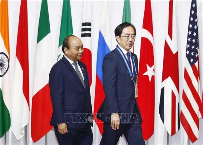 Lễ đón Thủ tướng Nguyễn Xuân Phúc dự Hội nghị G20