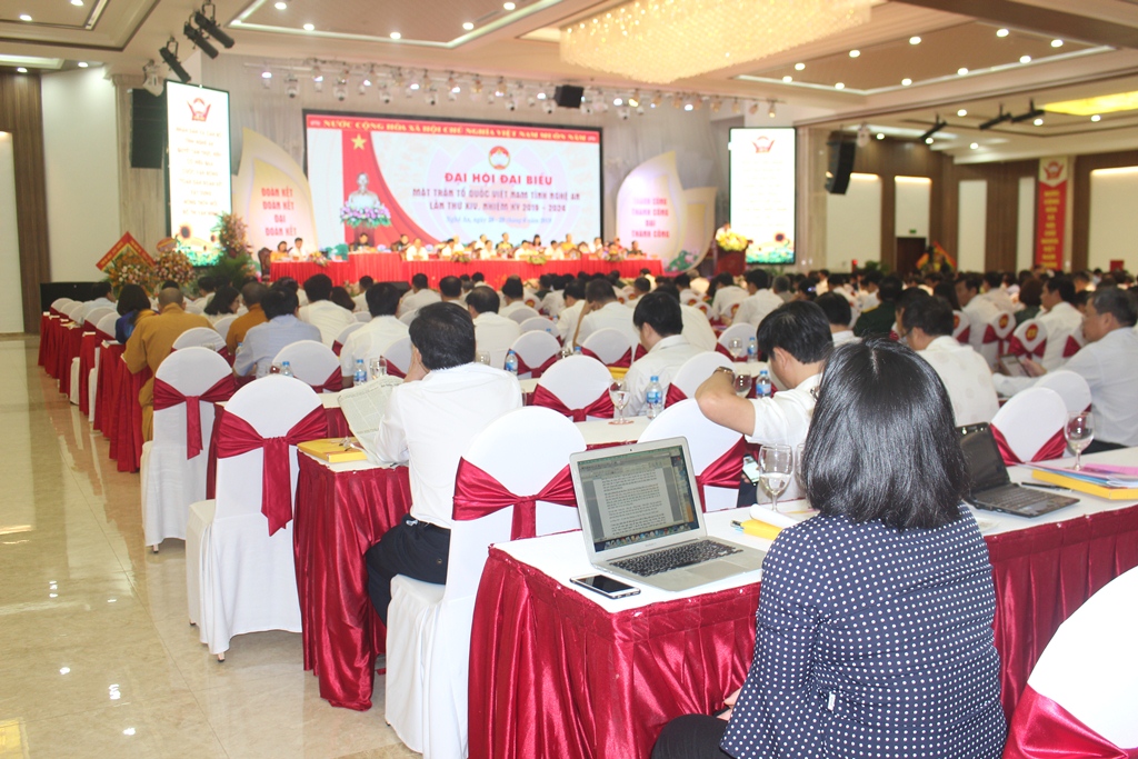 Đại hội Đại biểu MTTQ Việt Nam tỉnh Nghệ An lần thứ XIV nhiệm kỳ 2019-2024