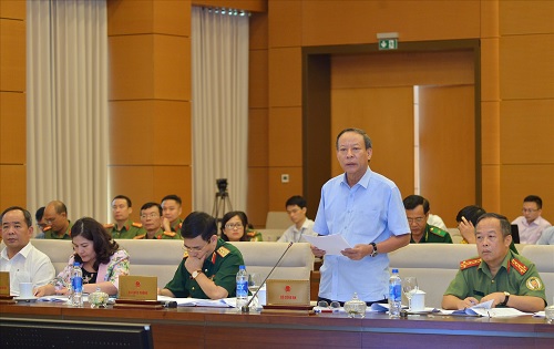 Thứ trưởng Lê Quý Vương phát biểu tại phiên họp.