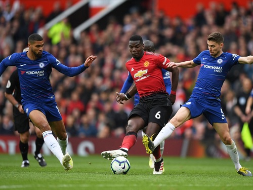Trong lần gặp nhau trên sân Old Trafford cuối mùa trước, MU và Chelsea đã hòa 1-1. (Ảnh: Getty)