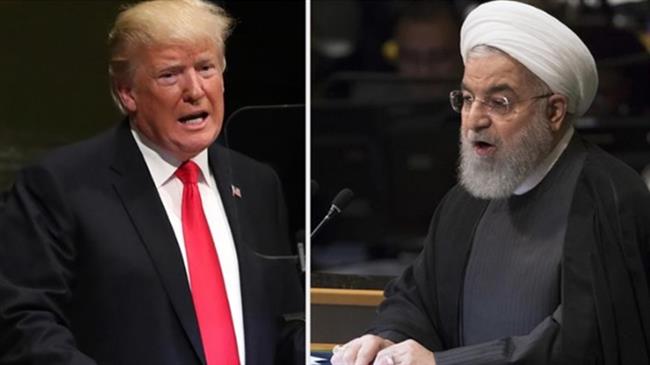Tổng thống Mỹ Donald Trump và người đồng cấp Iran Hassan Rouhani. Ảnh: Aljazeera