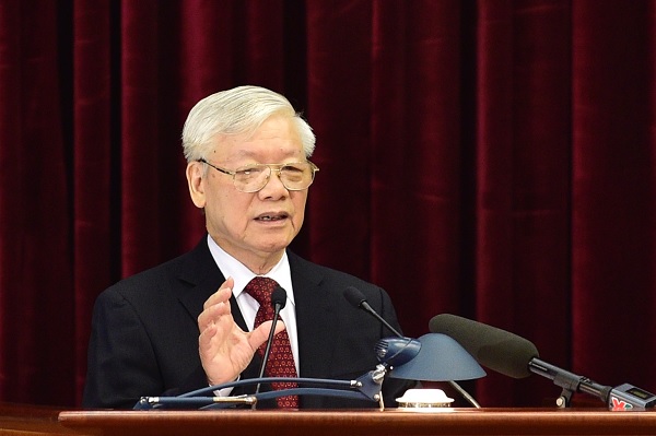 Tổng Bí thư, Chủ tịch nước Nguyễn Phú Trọng phát biểu tại Hội nghị - Ảnh: VGP/Nhật Bắc