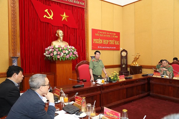 Thượng tướng Bùi Văn Nam phát biểu chỉ đạo tại Phiên họp thứ hai.