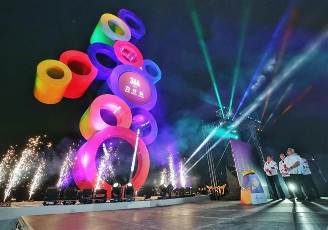 Lễ đếm ngược đến SEA Games còn 100 ngày. Ảnh: 2019seagames.com