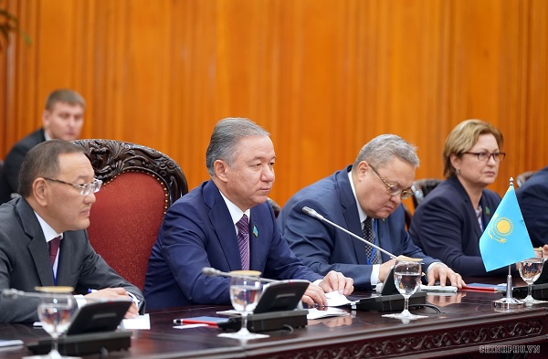 Đoàn công tác của Hạ viện Kazakhstan. Ảnh: VGP/Quang Hiếu